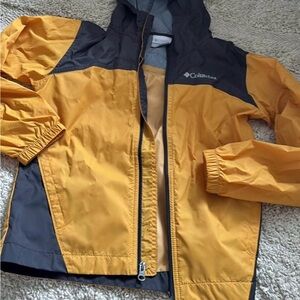 Columbia Kids Yellow and Gray Raincoat